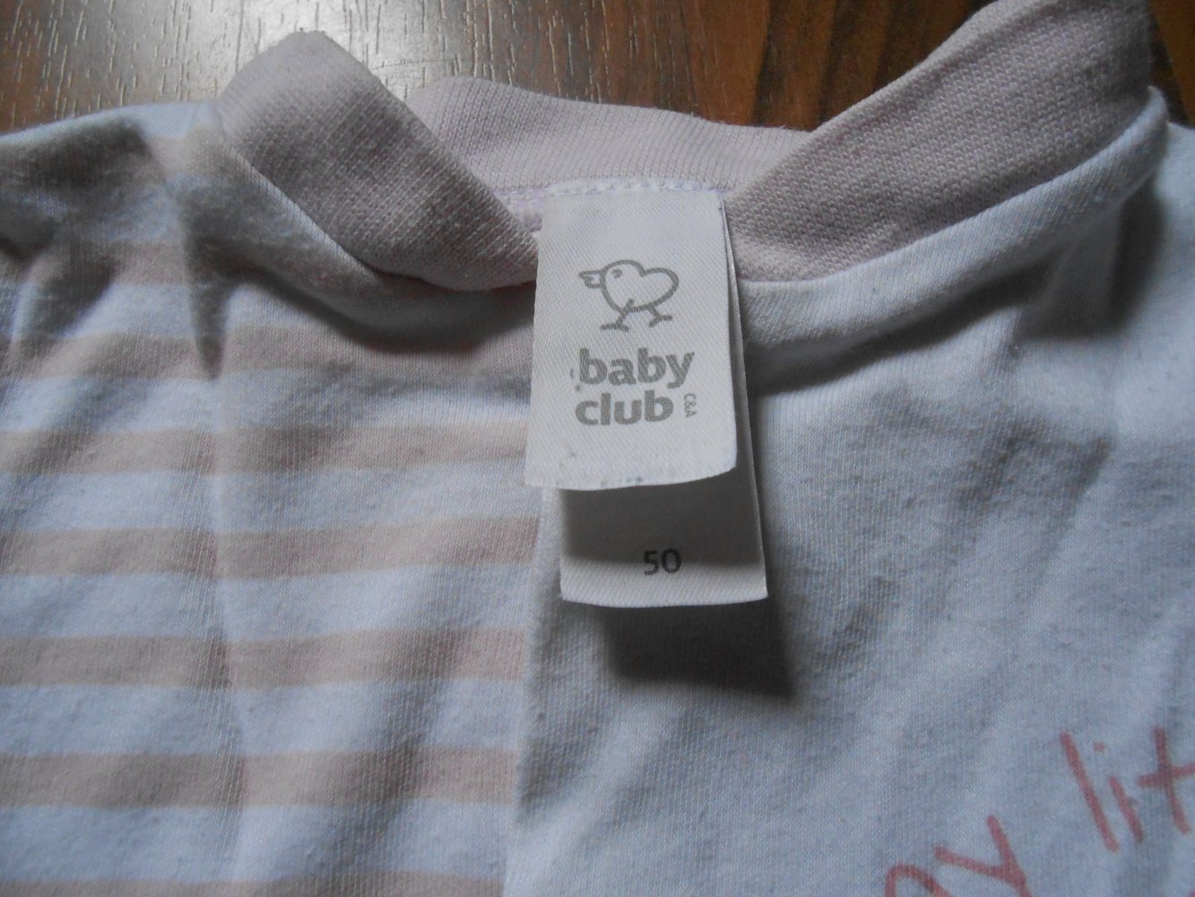 Schlafanzug weiß pink 50 C&A