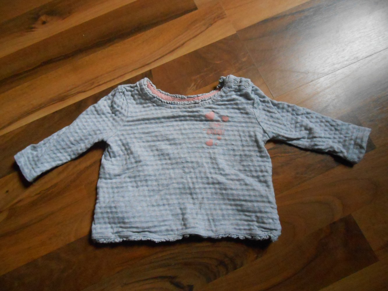 Pullover grau 50/56 lupilu