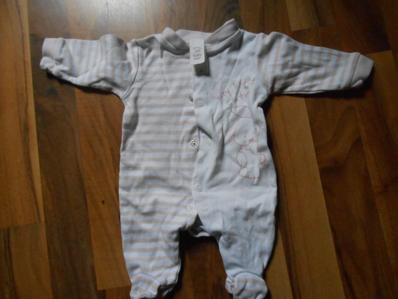 Schlafanzug weiß pink 50 C&A