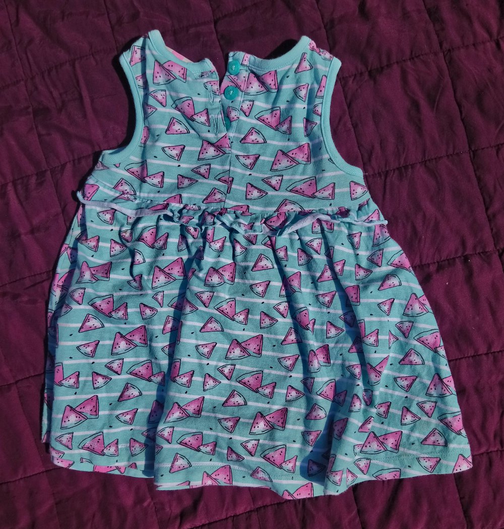 Kleid türkis Melone topomini 74