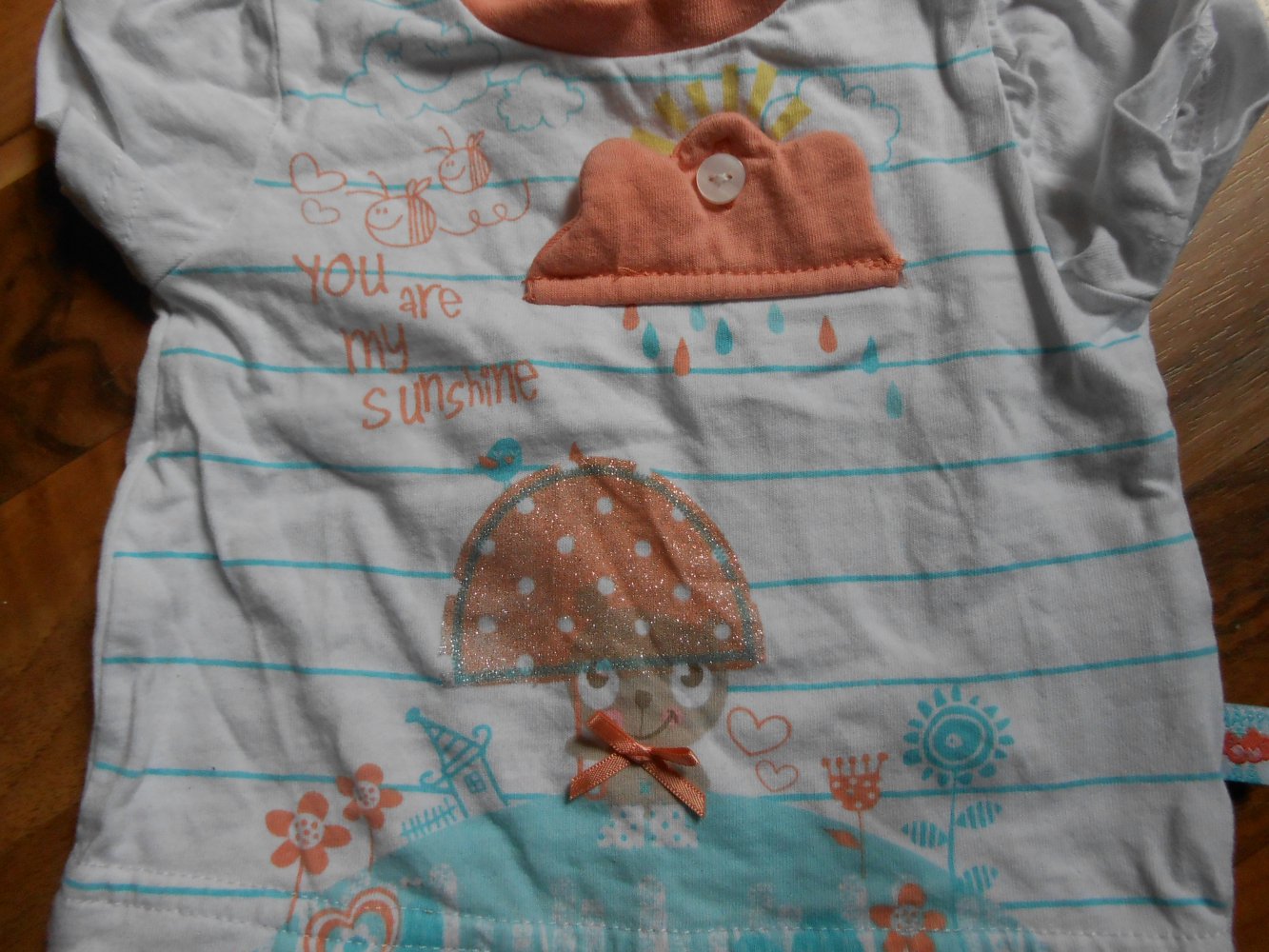 T-Shirt 56 Blue seven weiß orange