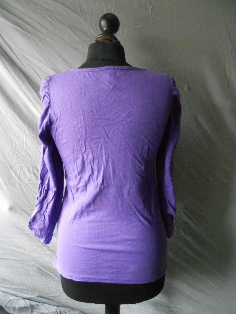 lila Pullover Fishbone S