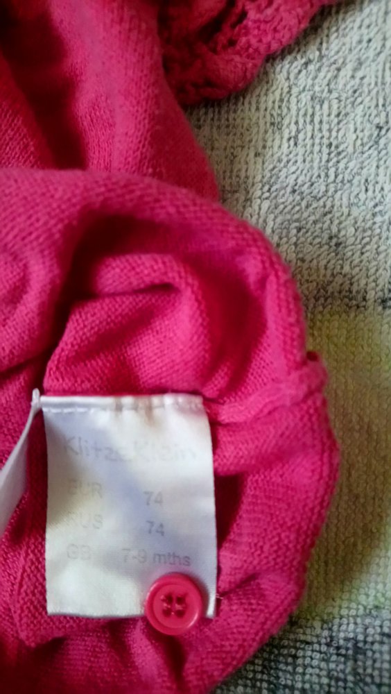 Tunika Kleid rosa 74 klitzeklein