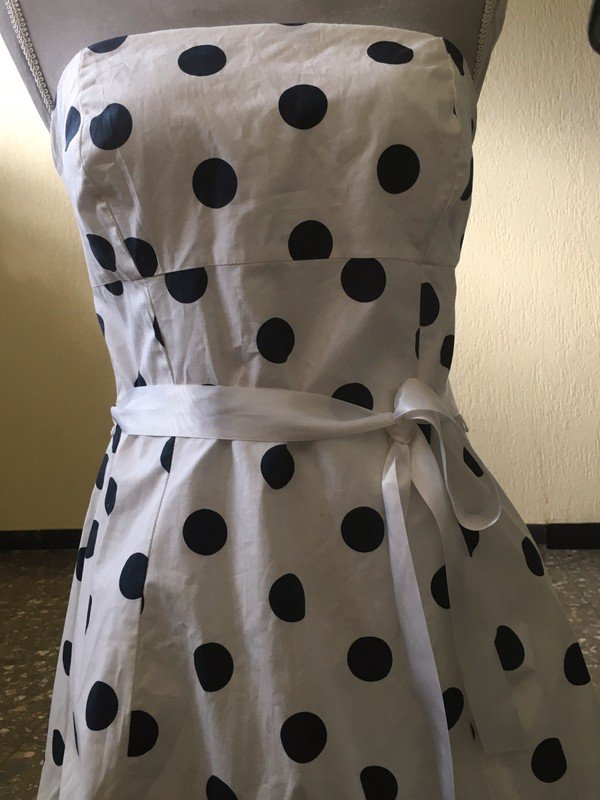 Gepunktetes Bandeau-Kleid von Orsay