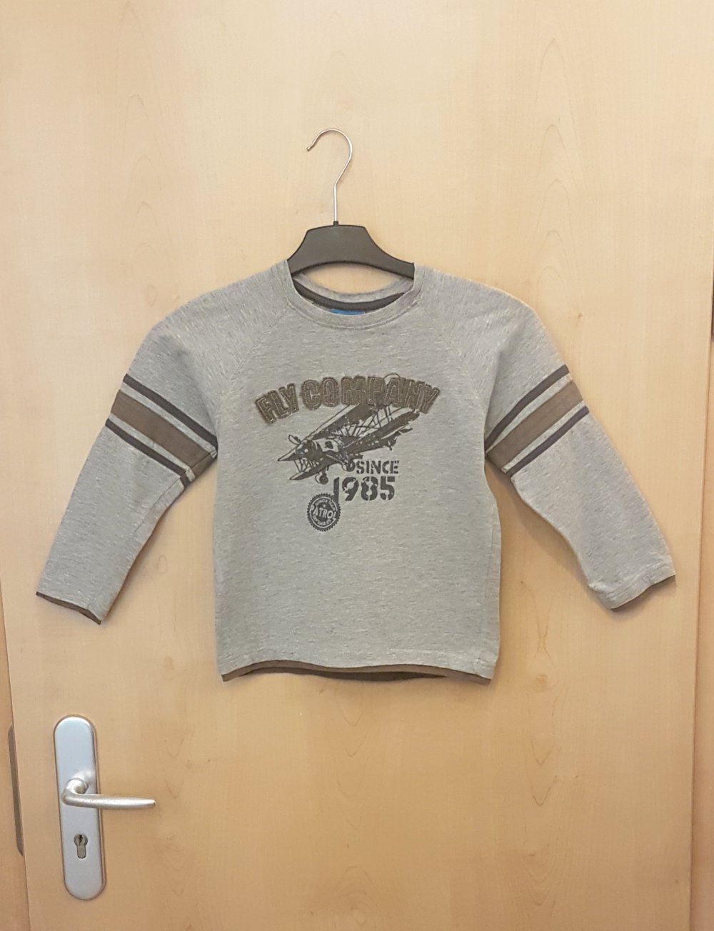 graues Shirt mit Flugzeug - Topolino - 122