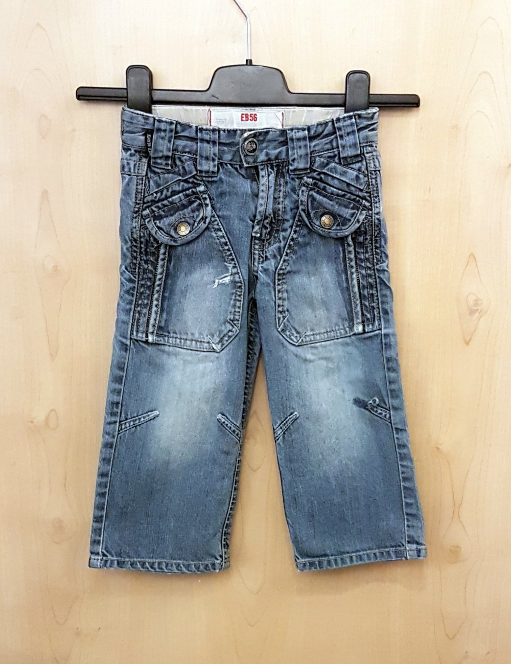 blaue Jeans im used Look - Eager Beaver - 92