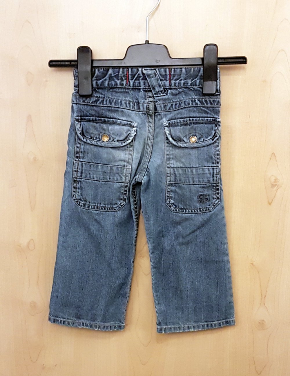 blaue Jeans im used Look - Eager Beaver - 92