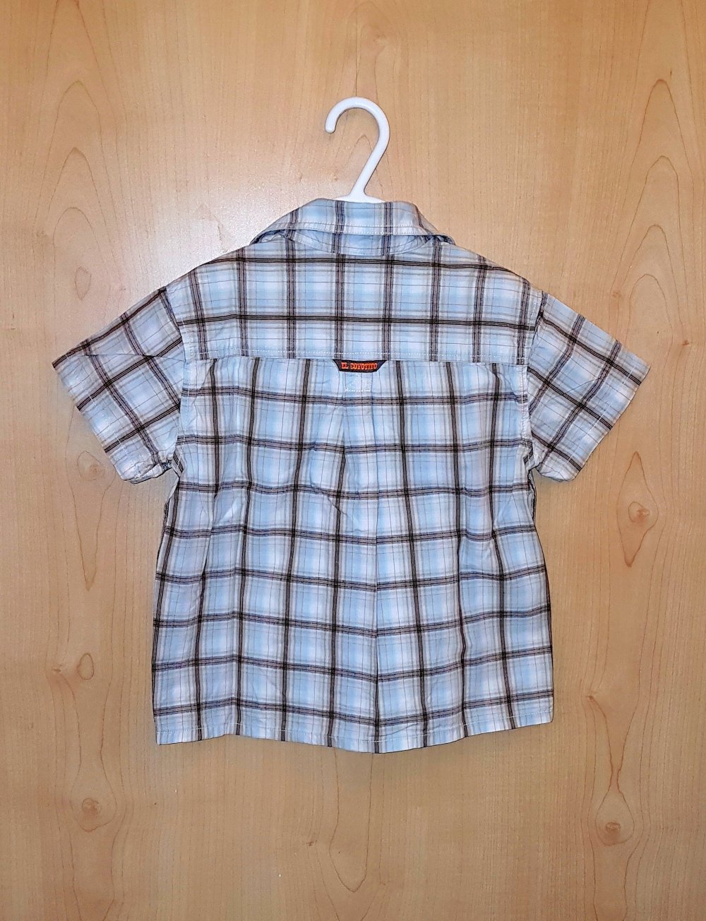 kurzärmliges Hemd kariert - H&M - 92