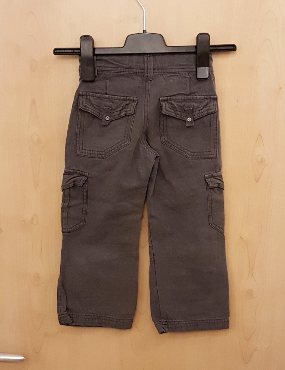 graue Hose/Jeans mit feinen Nadelstreifen - Topolino - 104