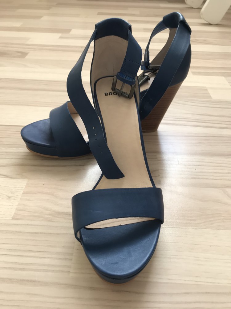 Keilpumps gr.41 blau, Bronx