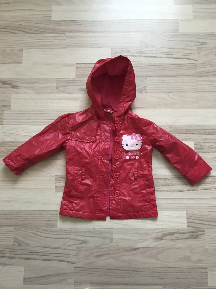 Regenjacke gr.92/98 hello kitty, rot 