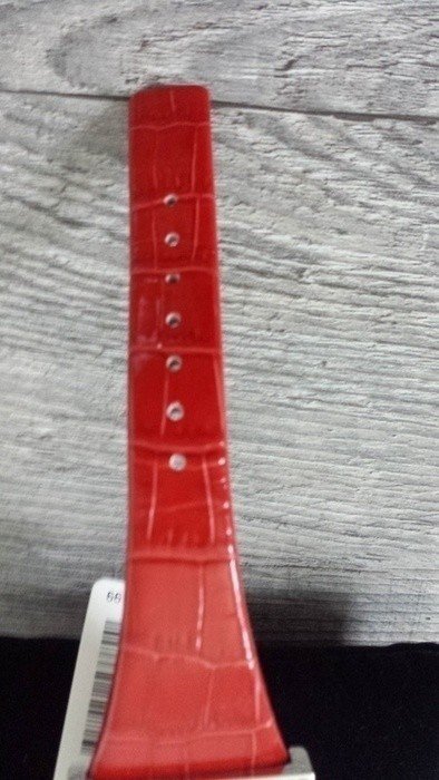 Paris Hilton Armbanduhr rot Leder rot und silberne Steinchen