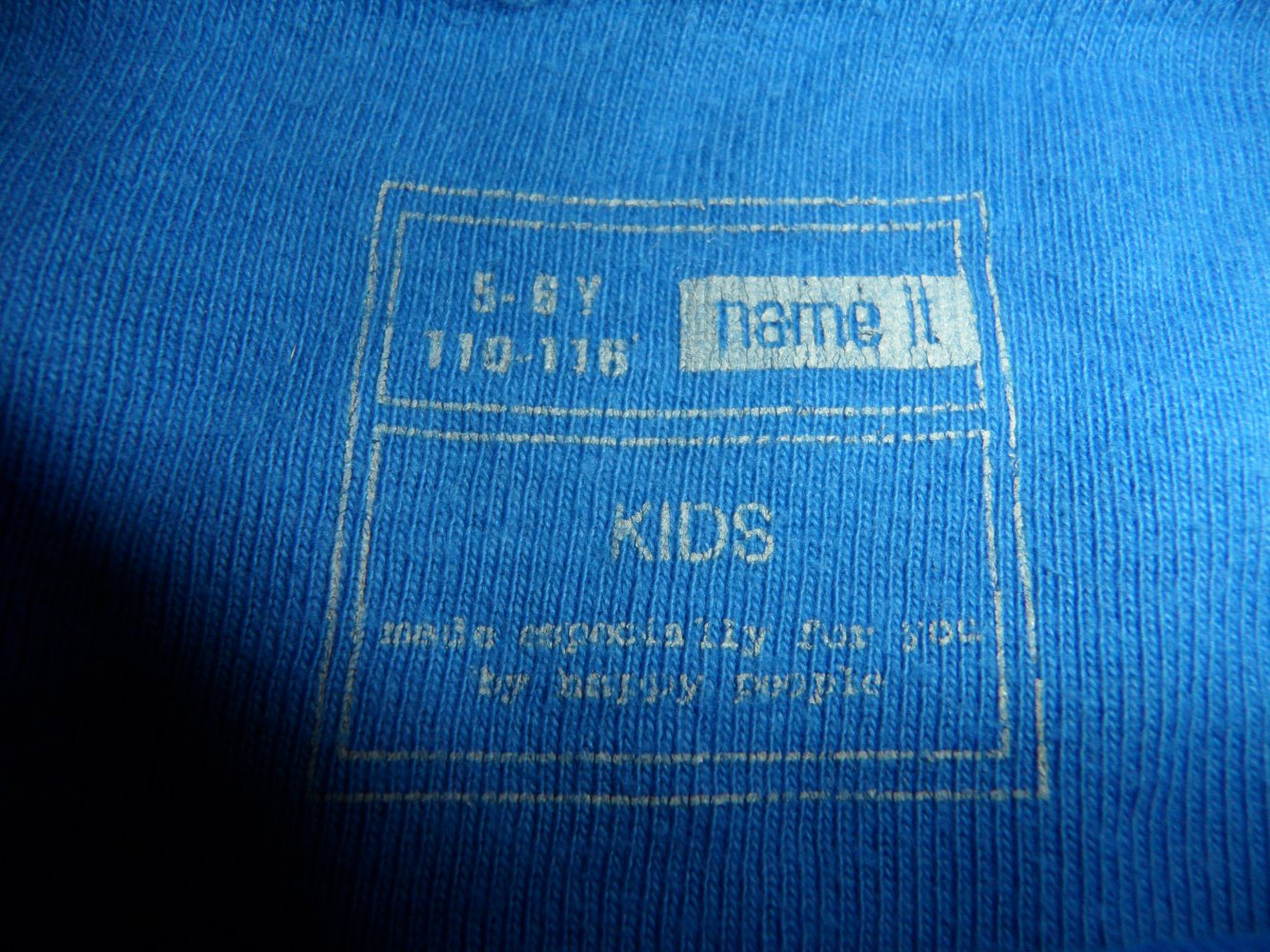 name it Langarmshirt uni 104/110