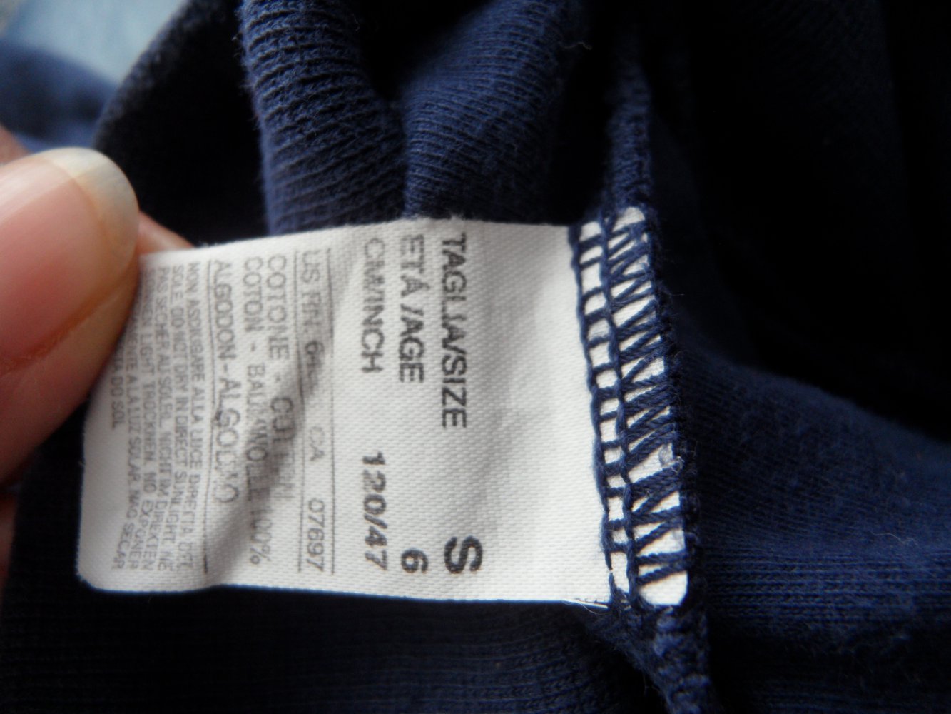 Benetton Rolli Rollkragen Langarmshirt 116/122