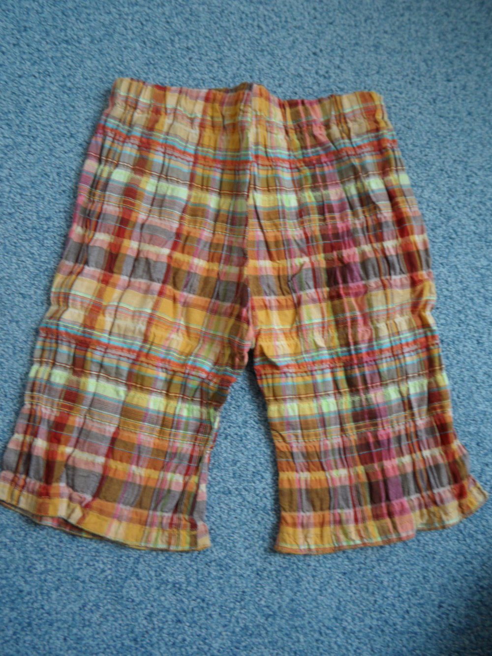 DIY Hose Seersucker kurz von Hobbyschneiderin  