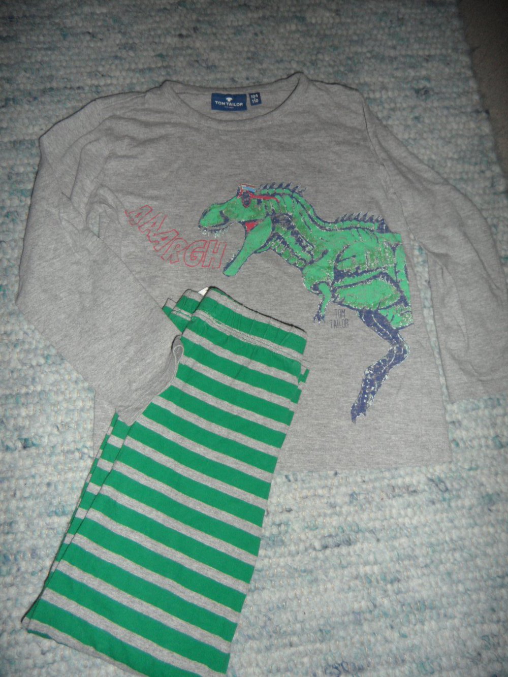 Tom Tailor Schlafanzug Pyjama 104/110 Dinosaurier