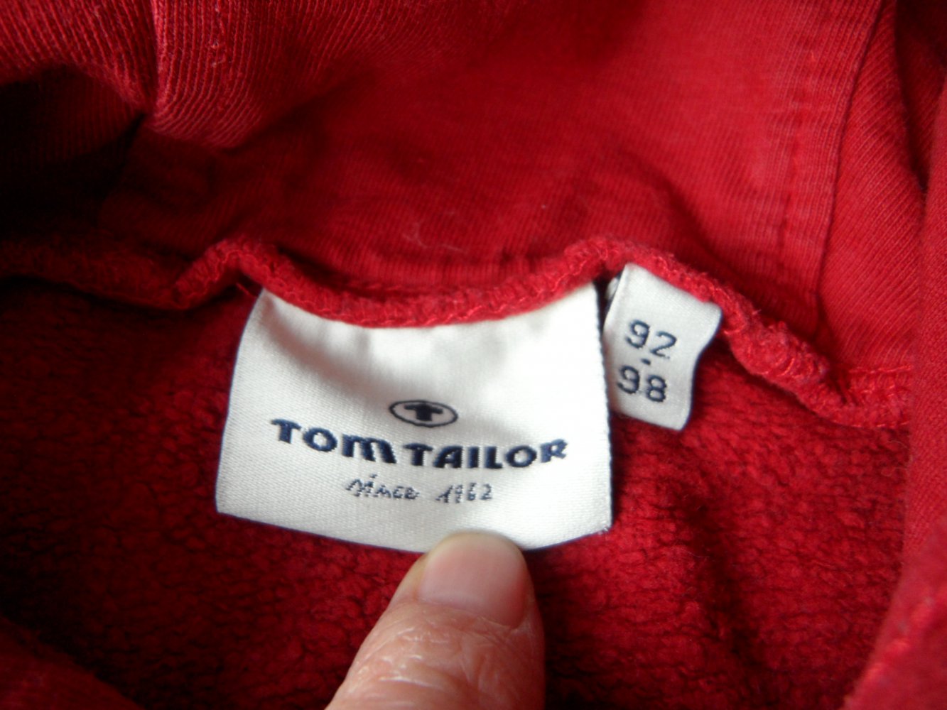 Tom Tailor Hoodie Hoody Kapuzenpulli Sweatshirt 92/98