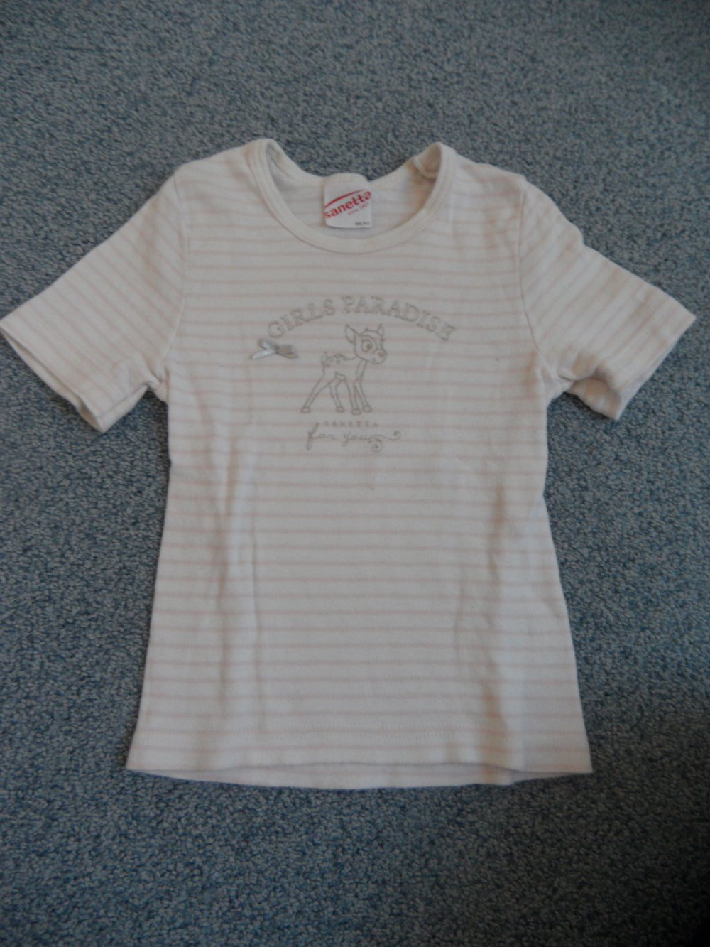 Halbarm Unterhemd Bambi Reh Sanetta