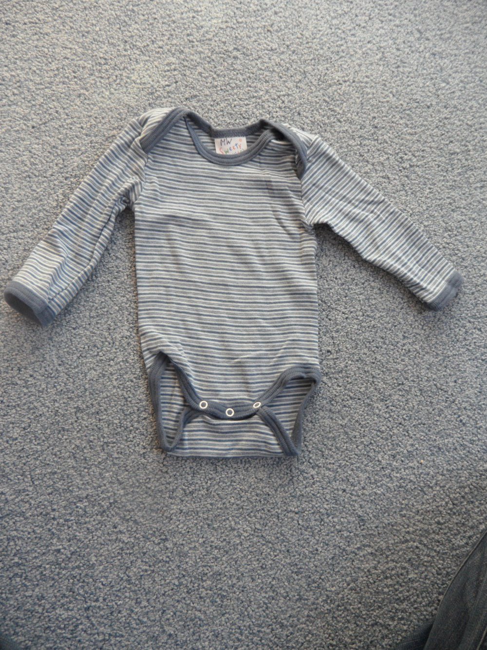 Sweety gestreifter Body Langarm 