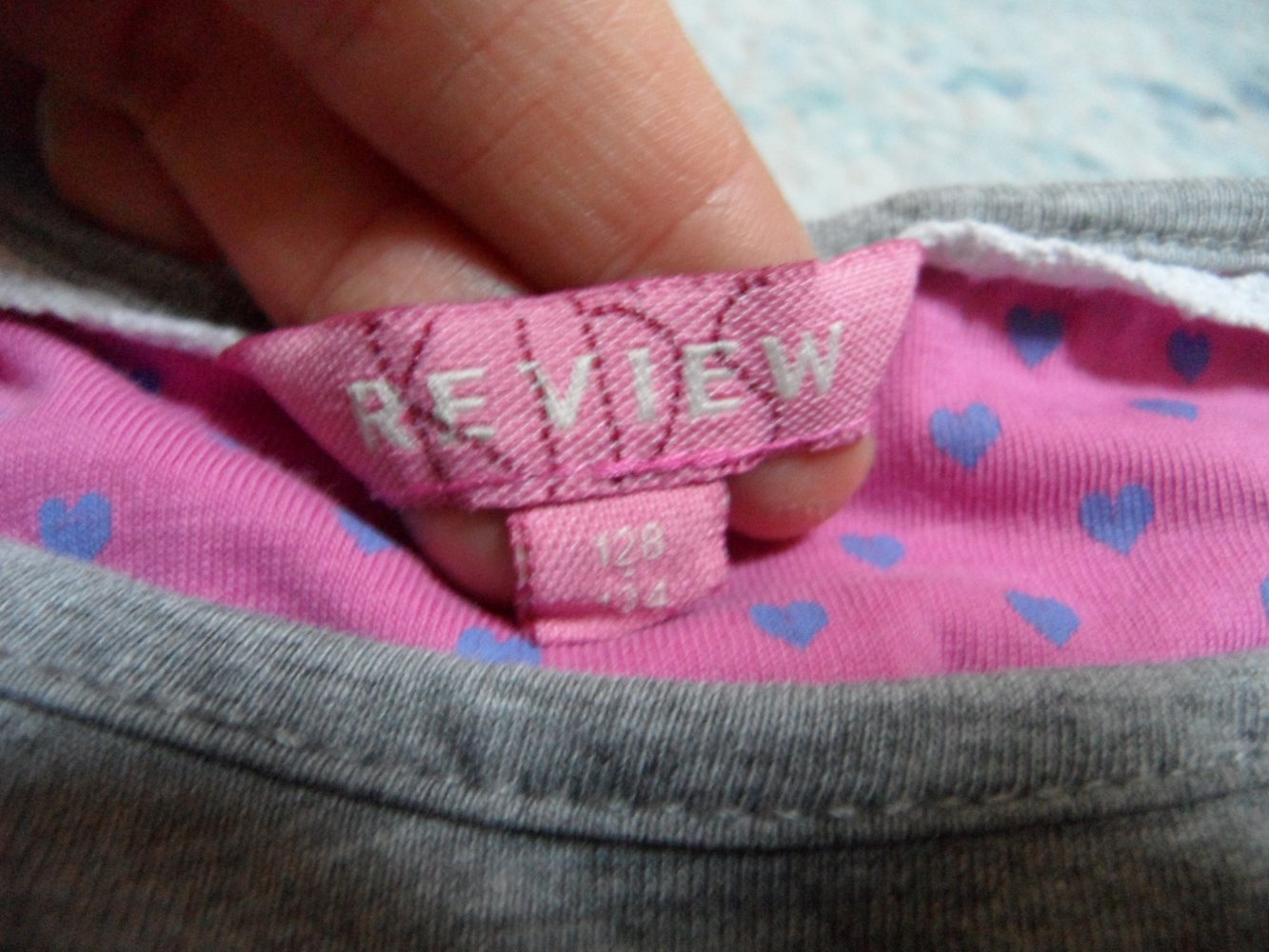 Review cooles Langarmshirt mit Flagge 128/134