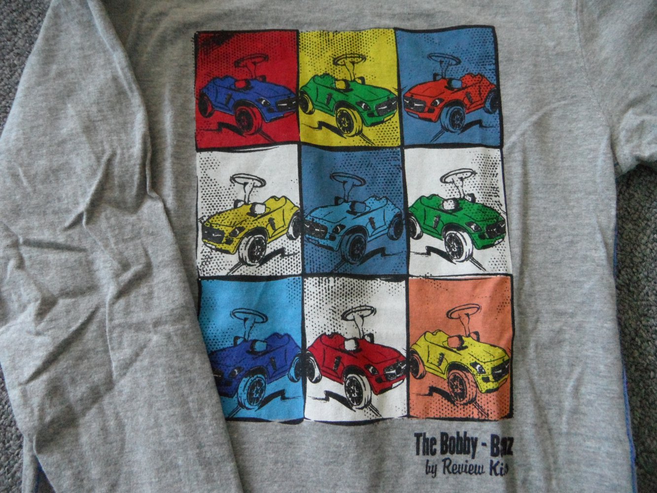 Review kids Langarmshirt Bobby Car 104/110 neu