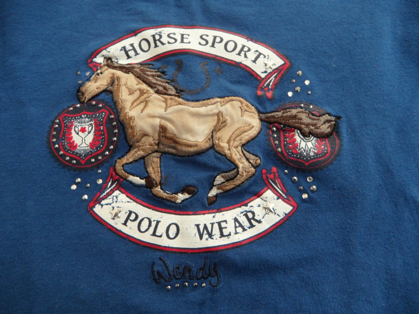 Wendy by Salt and Pepper Langarmshirt Pferd 122/128