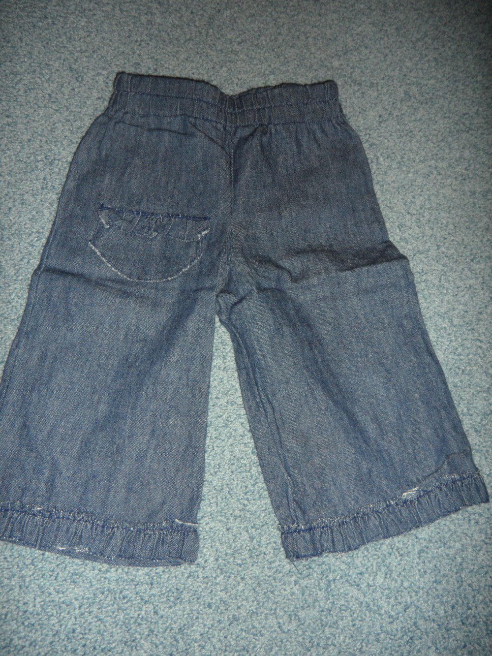DIY Jeans Hose Mädchen Sommerjeans Gr. ca. 68/74