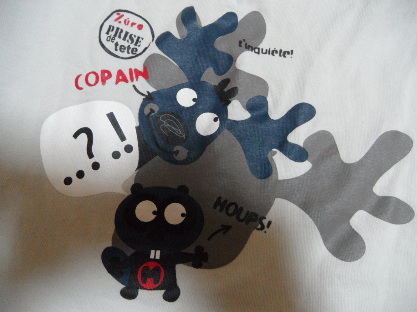 Vertbaudet Langarmshirt Elch 104/110