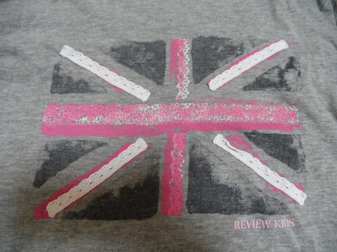 Review cooles Langarmshirt mit Flagge 128/134
