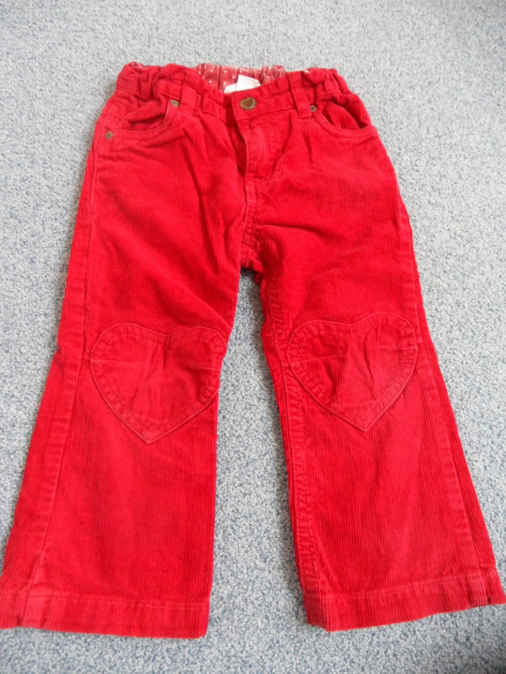 H&M beliebte Cordhose Herzknie Gr. 92