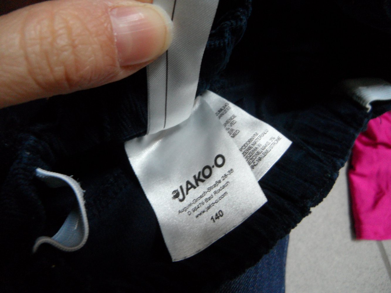 Jako-o Cordhose Rundumgummi 140 dunkelblau