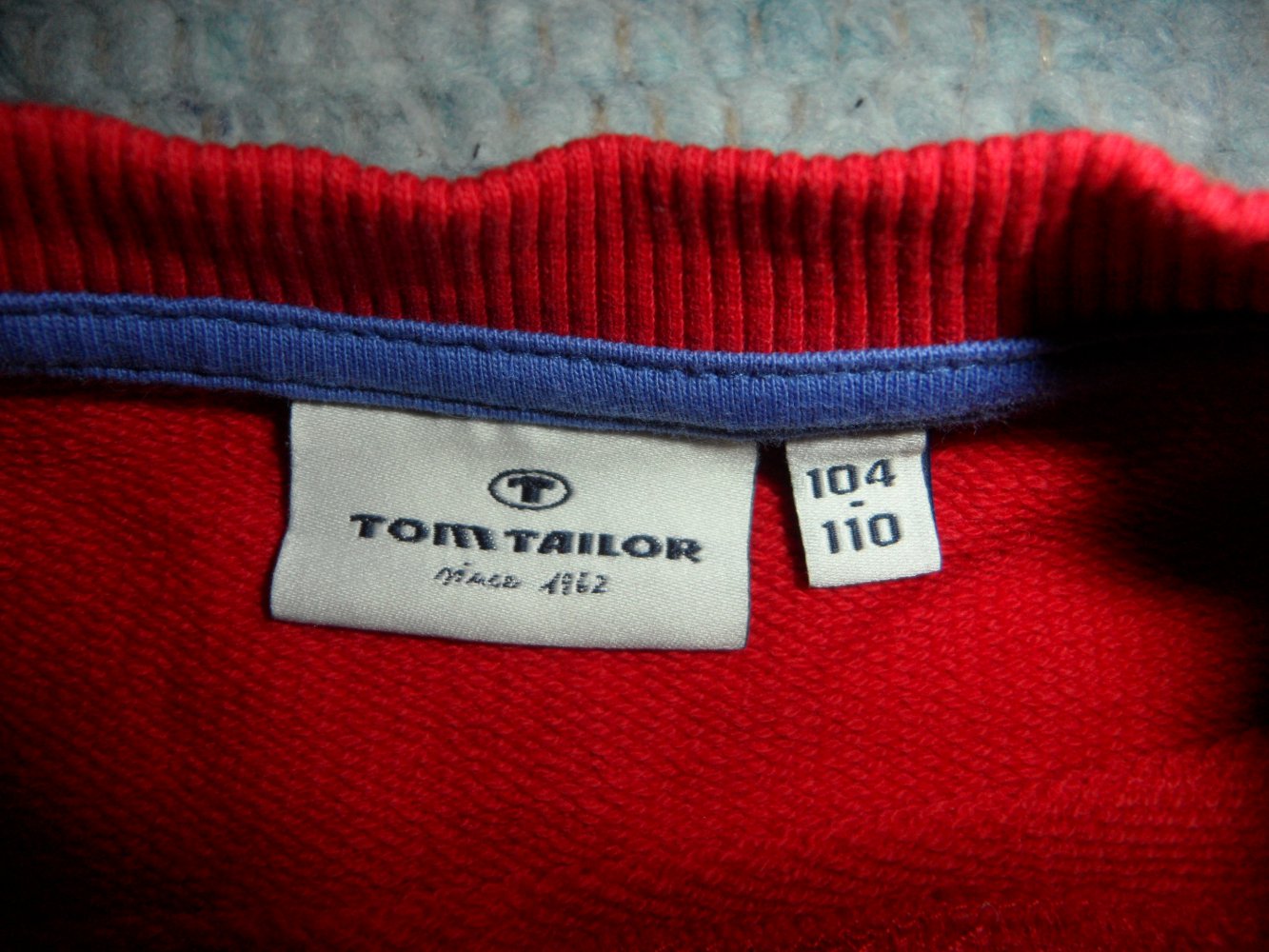 Tom Tailor 104/110 dünner Pulli Fahrrad