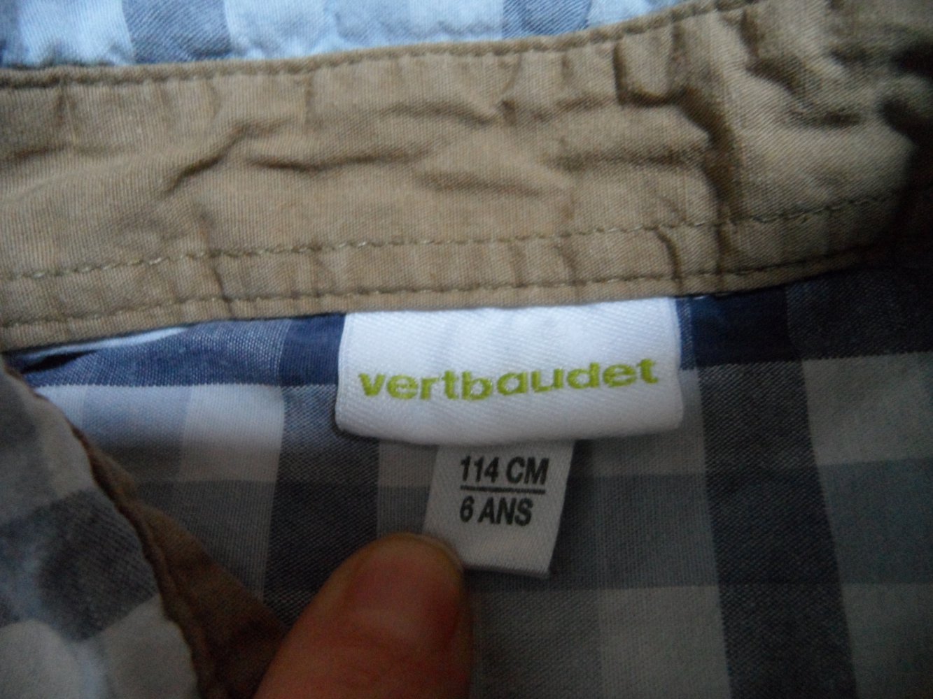 Vertbaudet schönes Hemd 110/116