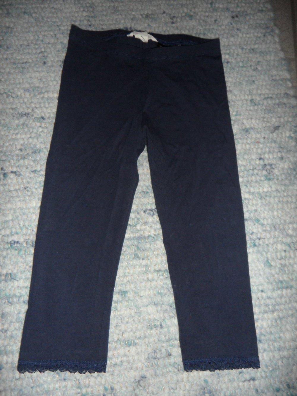 H&M Basic Capri Leggings mit Spitze 134