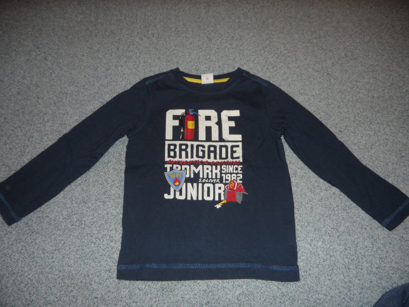 s.Oliver Langarmshirt Feuerwehr 104/110