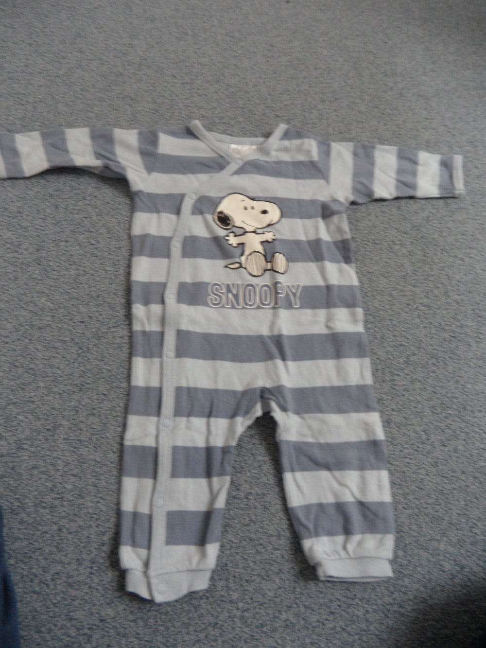 Snoopy Einteiler Spieler Strampler Schlafanzug 