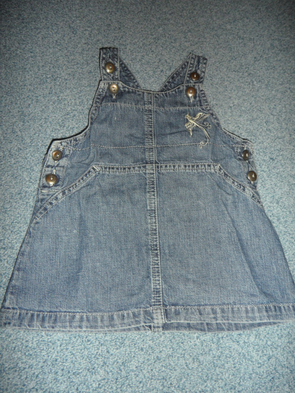 zuckersüßes Jeanskleid Hängerchen Latzkleid Gasolio