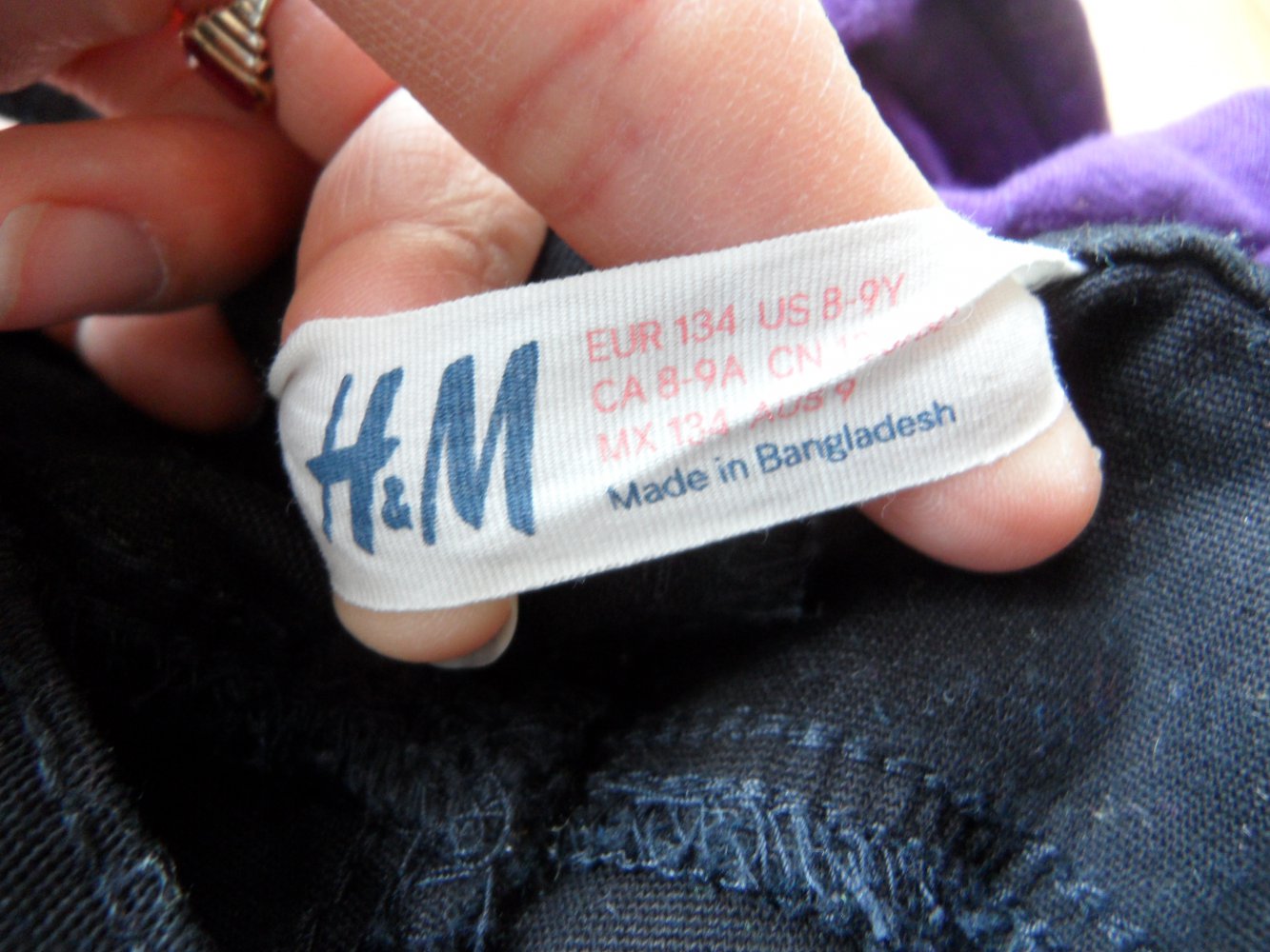 H&M Capri Hose Sommerhose 134 3/4 Hose