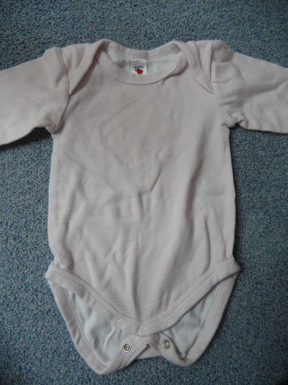 C&A langarm Body Bodie geringelt