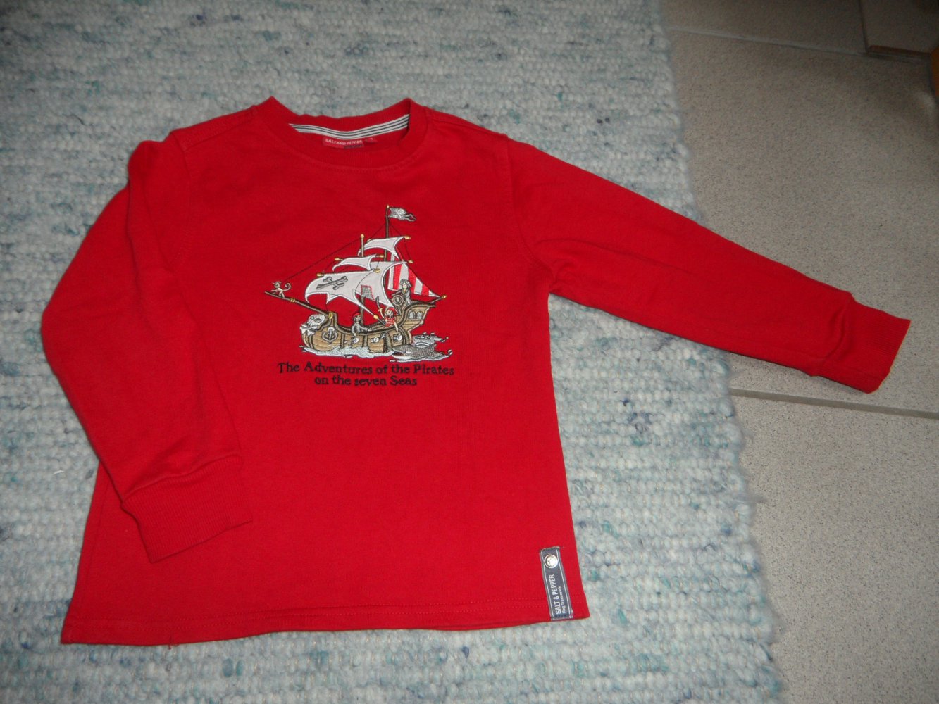Salt and Pepper Sweatshirt Pulli Pirat 104/110 neuwertig