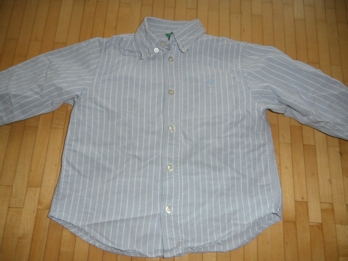 Benetton tolles festes Baumwollhemd 98