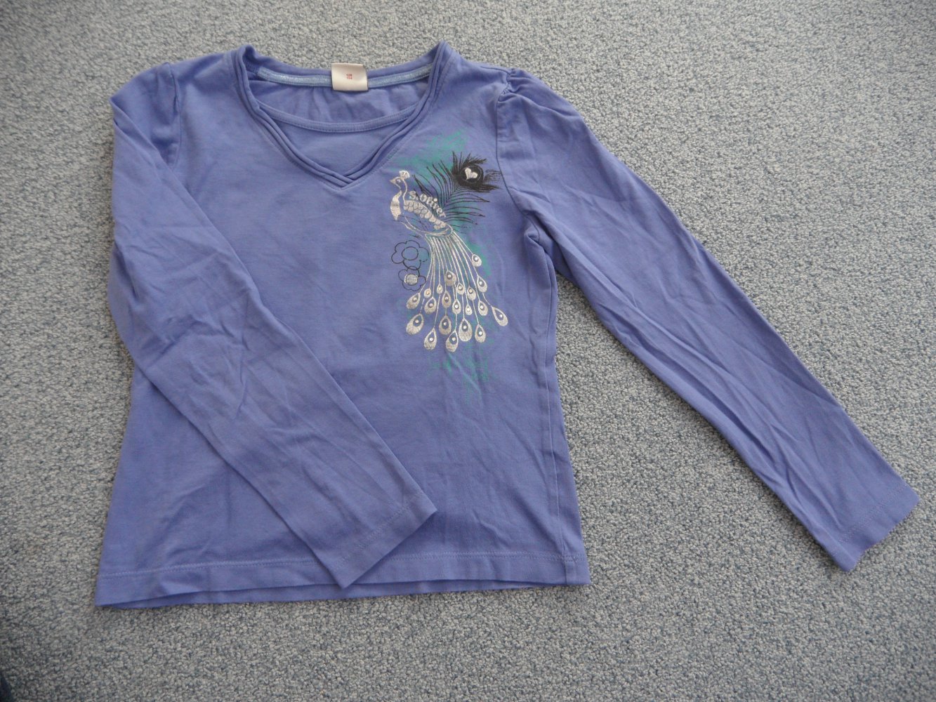 s.Oliver Langarmshirt Pfau 128/134