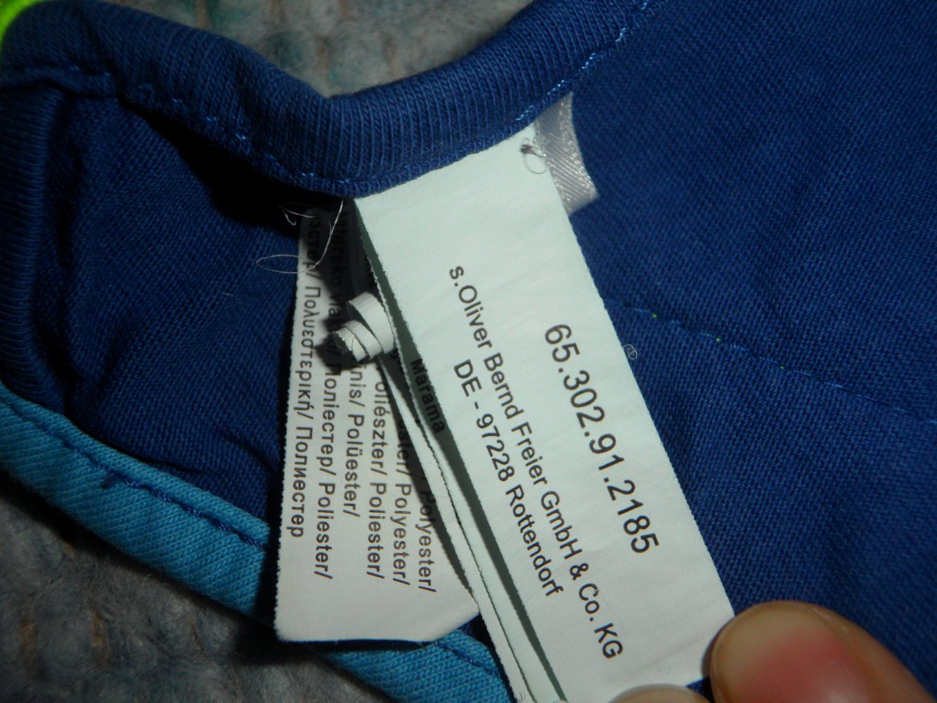 s.Oliver Dreieckstuch Sabbertuch Halstuch Druckknopf