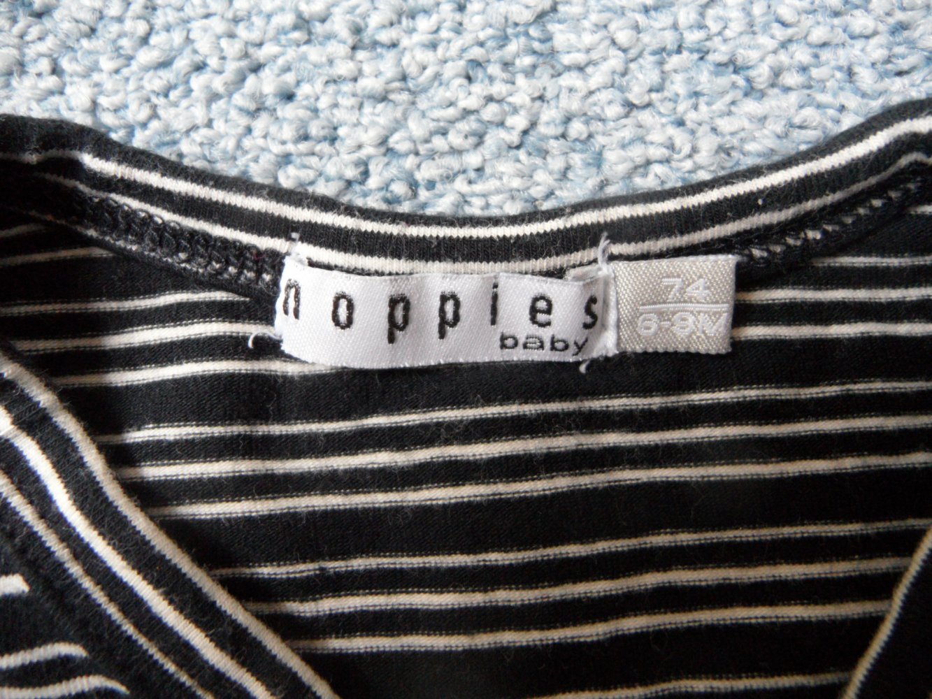 Noppies zuckersüßes Wickel-Langarmshirt 74