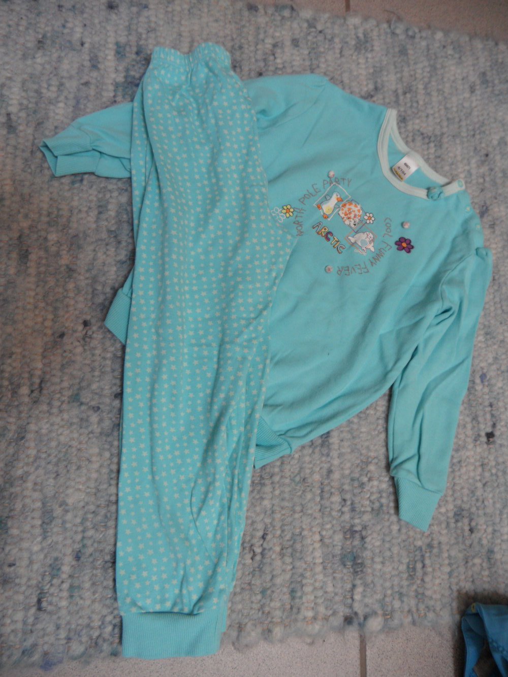 Calida Pyjama Zweiteiler Schlafanzug Gr. 104 Sternchen