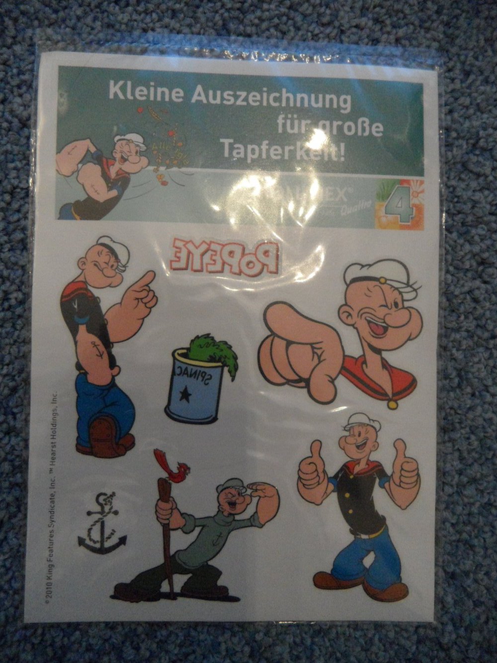 Tattoos Popeye Tapferkeit