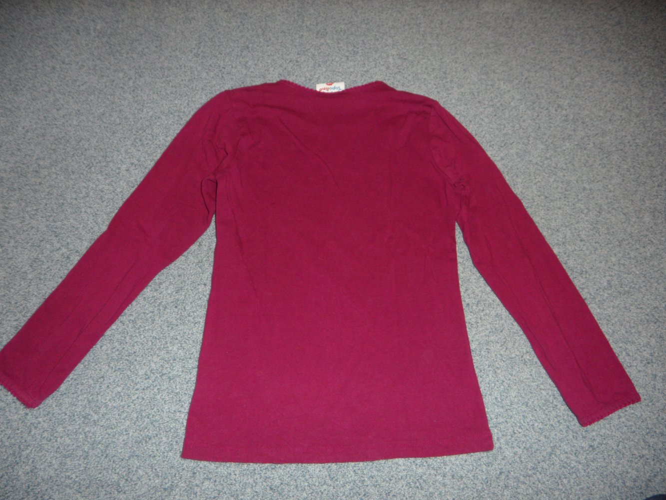 Topolino Langarmshirt beere 128