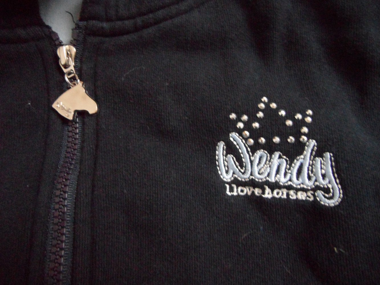 Salt and Pepper Sweatjacke Wendy 128/134 Pferde