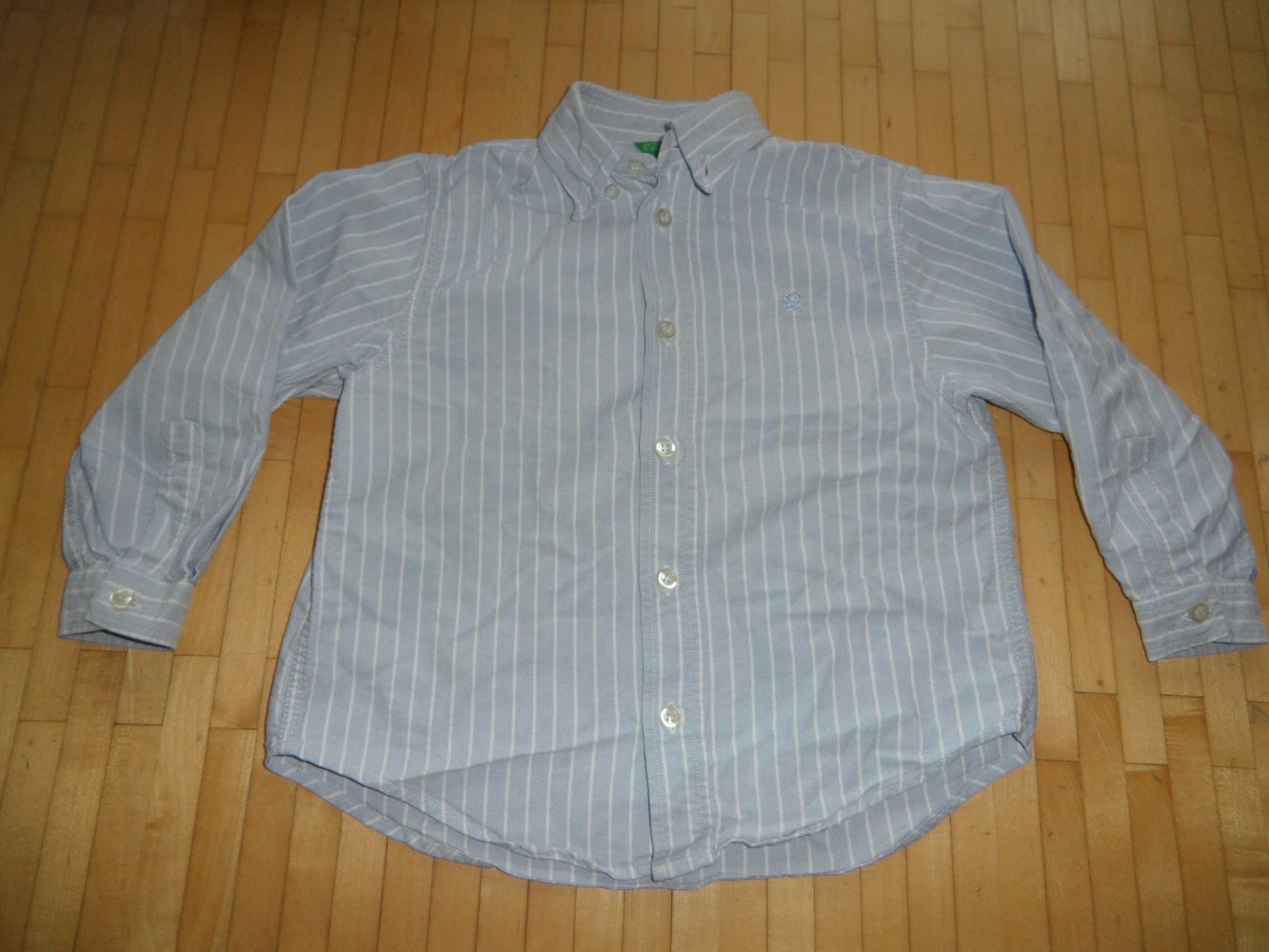 Benetton tolles festes Baumwollhemd 98