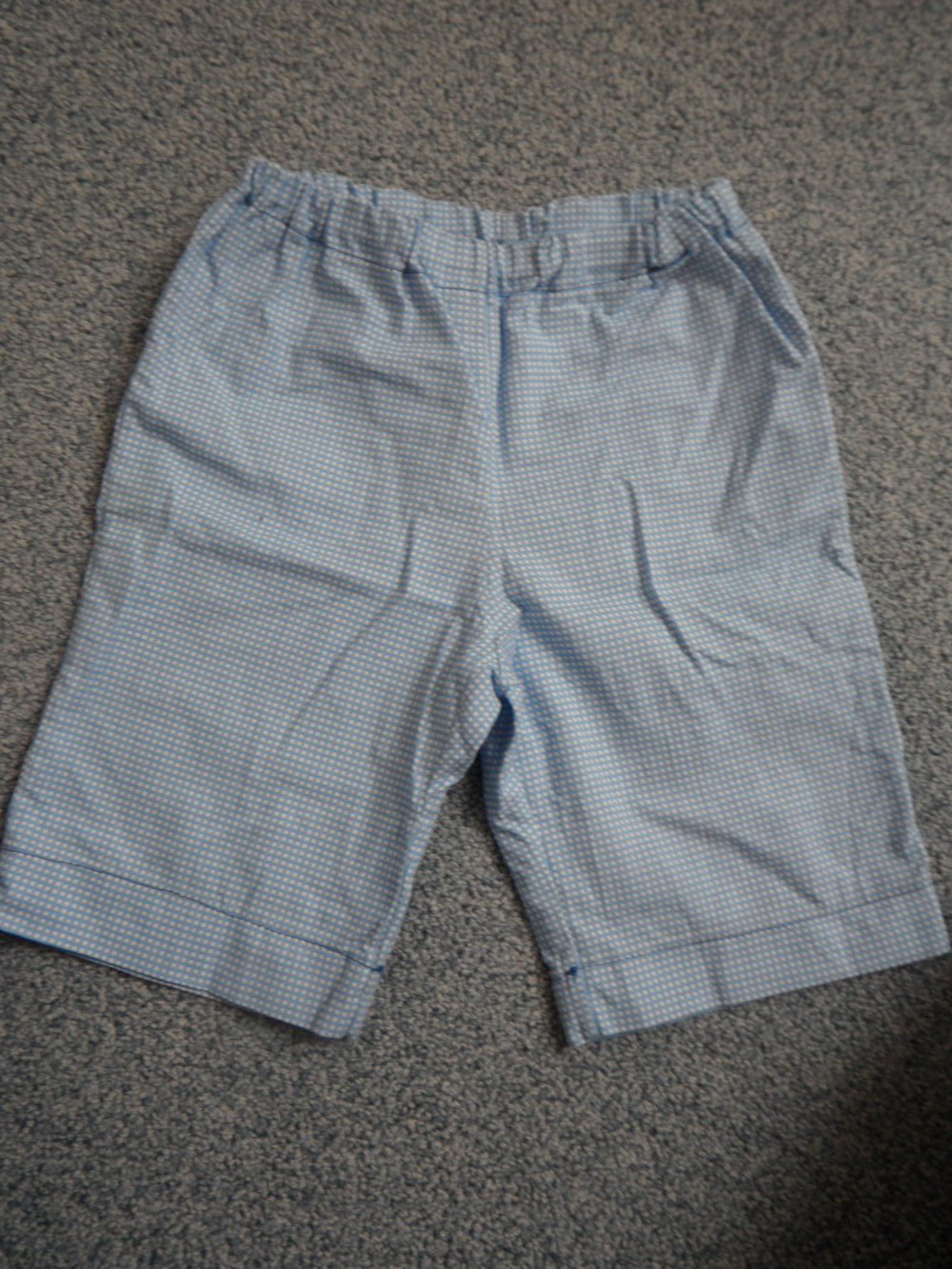 Sommerhose Vichy-Karo DIY unisex